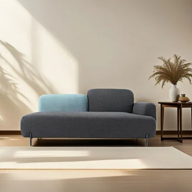 Chaise longue simple de loisirs, Orienté à droite