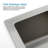 33"x19" Embedded Double Bowl Kitchen Sink, Undermount Handmade Sink in Brushed (Sink only), ‎Modern Kitchen Sink