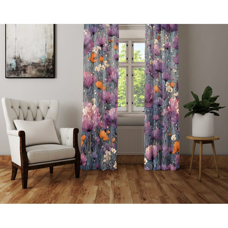 Window Curtains, 20" W x 52" L