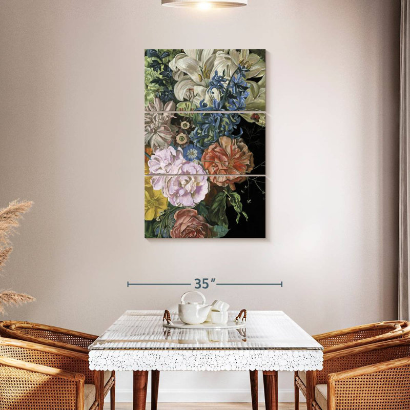 Harnek baroque floral II, H 45 po x l 28 po