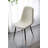17'' H Linen Upholstered Metal Side Chair-398700332