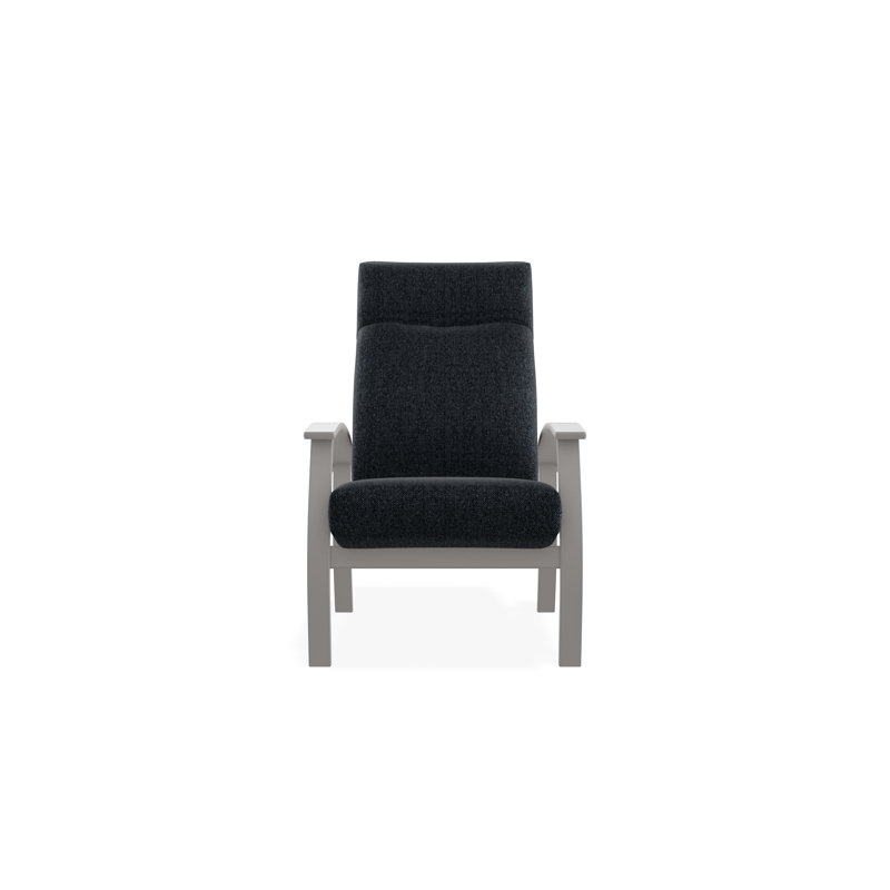 Belle Isle Outdoor Lounge Chair, Restore Indigo, Warm Gray