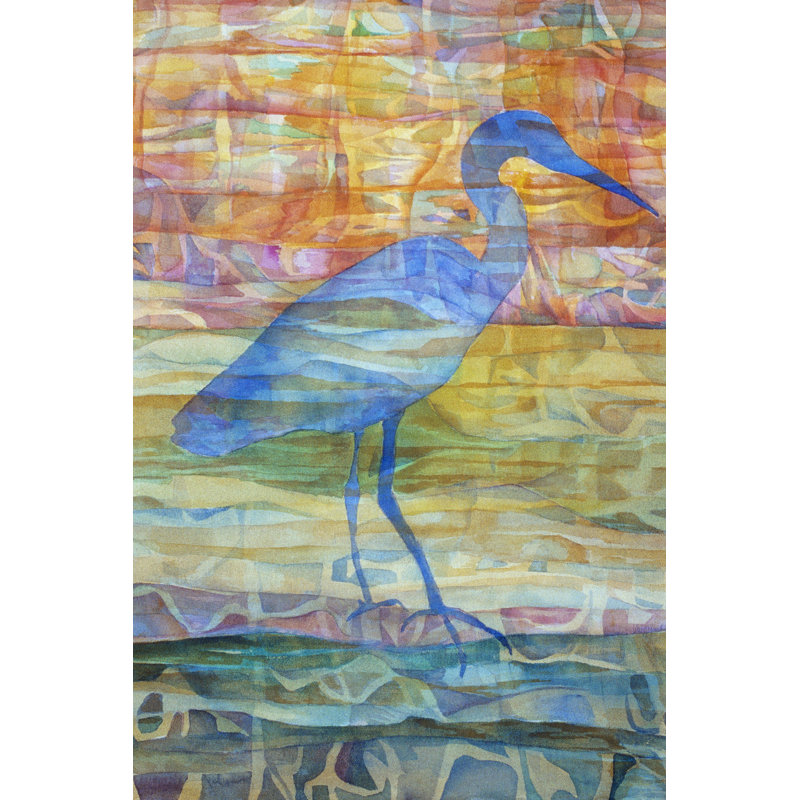Red Hot Blue Print by Vivienne Andres