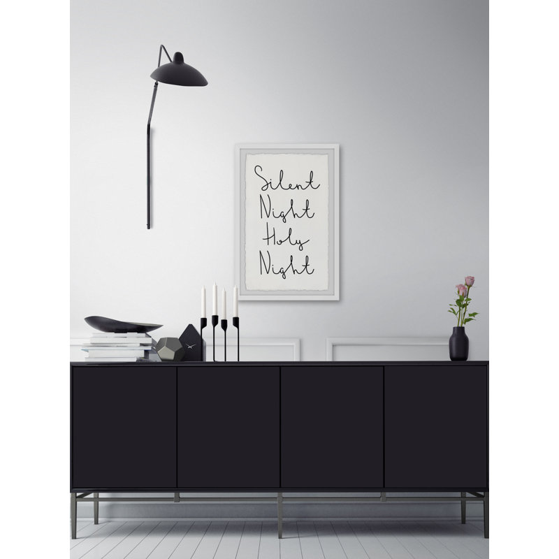 Silent And Holy Night - Single Picture Frame Print, 91cm H x 61cm W x 3.81cm D