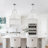 Ellrich Fabric Cone 18" Wide With Metal Chandelier Timeless Elegant Dining Room-330221156