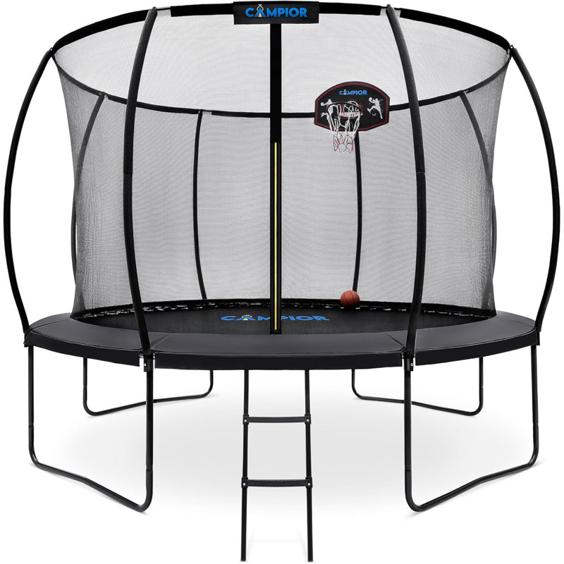 Bakken- Swiss Hexagon Fitness Trampoline, Black