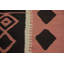 Tapis géométrique rose à motif géométrique oriental 6 x 8
