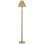 Ralph Lauren Dalfern 53" Cordless Reading Floor Lamp in Waxed Bamboo and Natural Brass with Natural Brass Shade