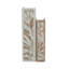 S/2 Decorative Book Boxes With Multi-Coloured Botanical Motifs L:7X3X10.5" S:5X2X8.3"