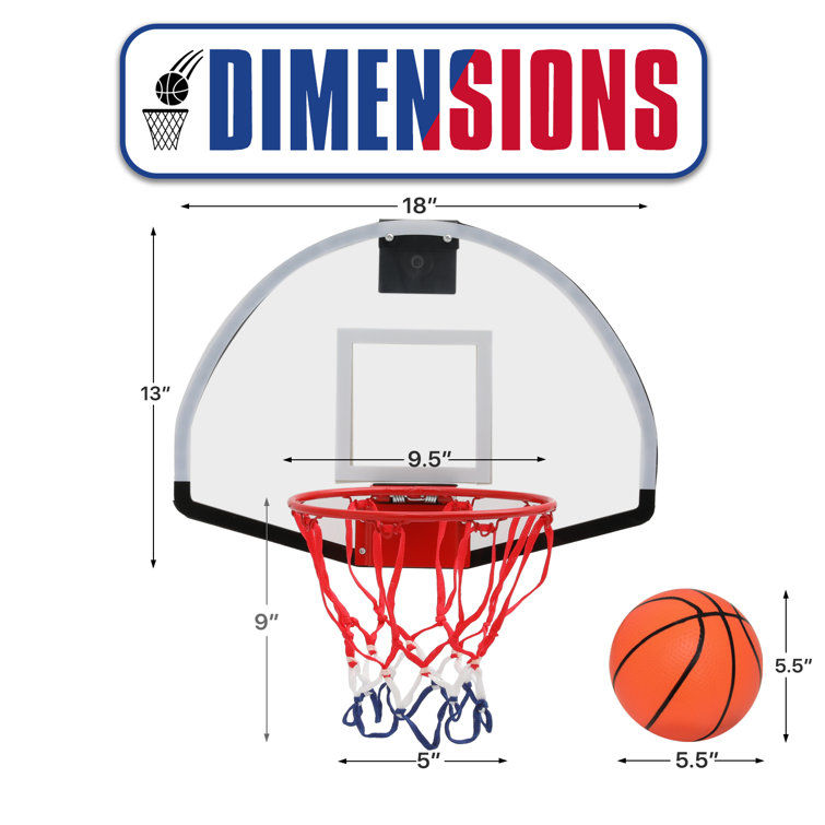 MoNiBloom Over The Door Basketball Hoop Indoor, Mini Basketball Hoop, Basketball  Hoop with Ball and Air Pump & Reviews