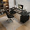 Bureau électrique à hauteur réglable en cuir à deux moteurs Modern Luxury (avec armoire à tiroirs) - 3 options de bureau disponibles