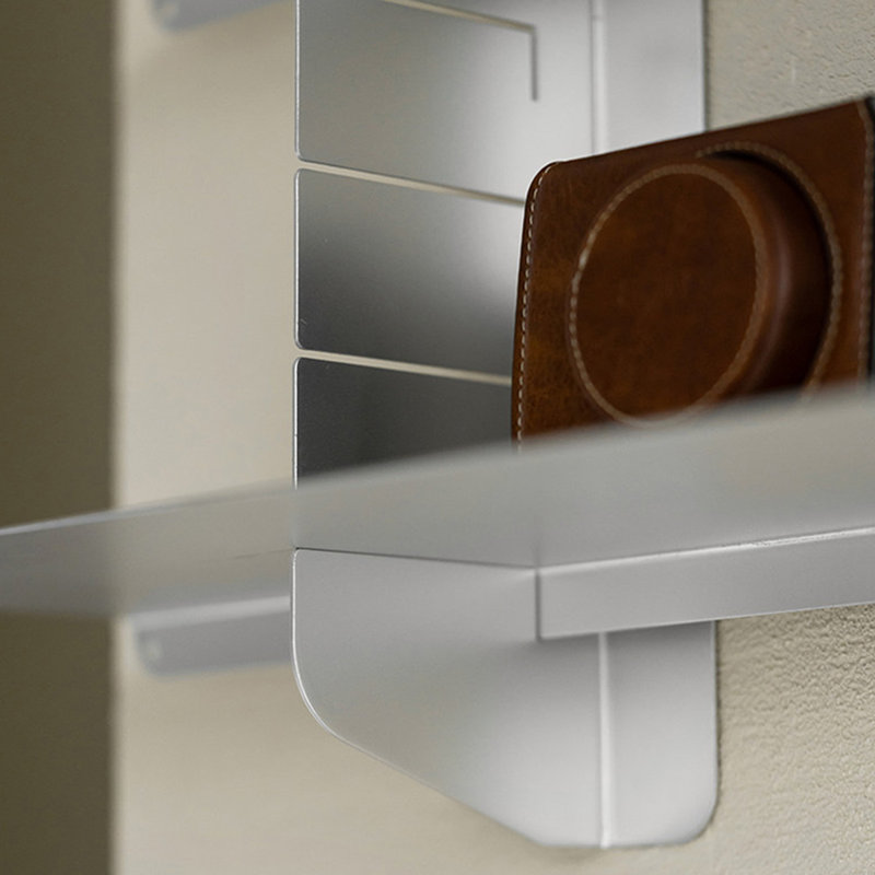 Cubby Shelves Iron Wall Mounted Shelves, Modern Decor Display Shelf for Bedroom, Bathroom, Kitchen, Living Room