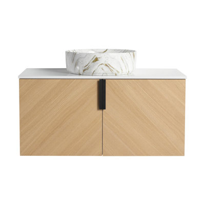 Meuble-lavabo 36 po avec lavabo en céramique