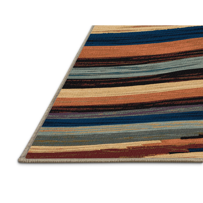  Tapis lavable Painted Hills Southwestern, Carré 8 pi