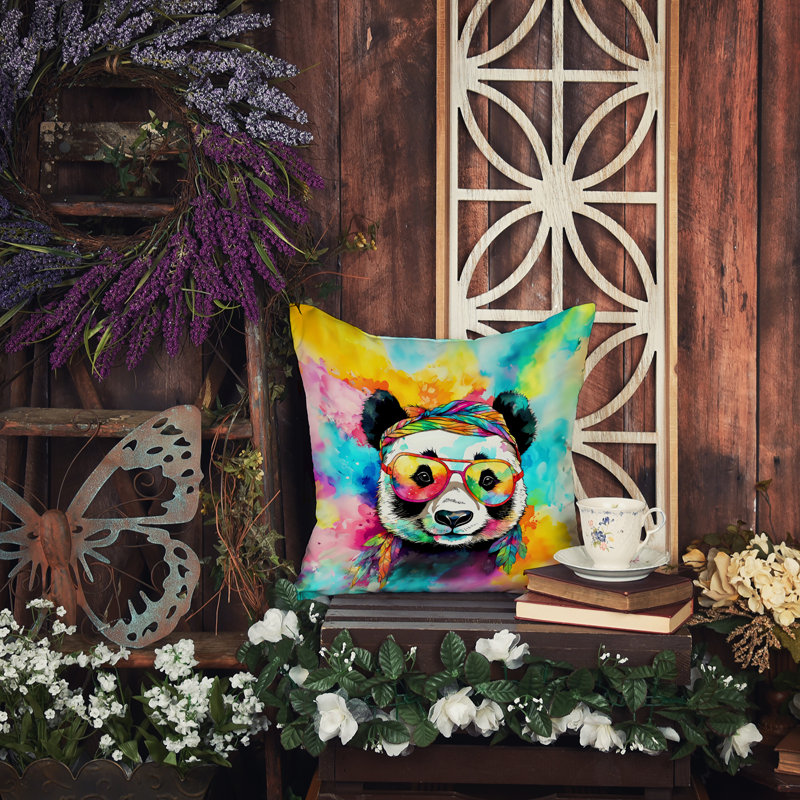 Coussin Hippie, H 14 po x l 14 po