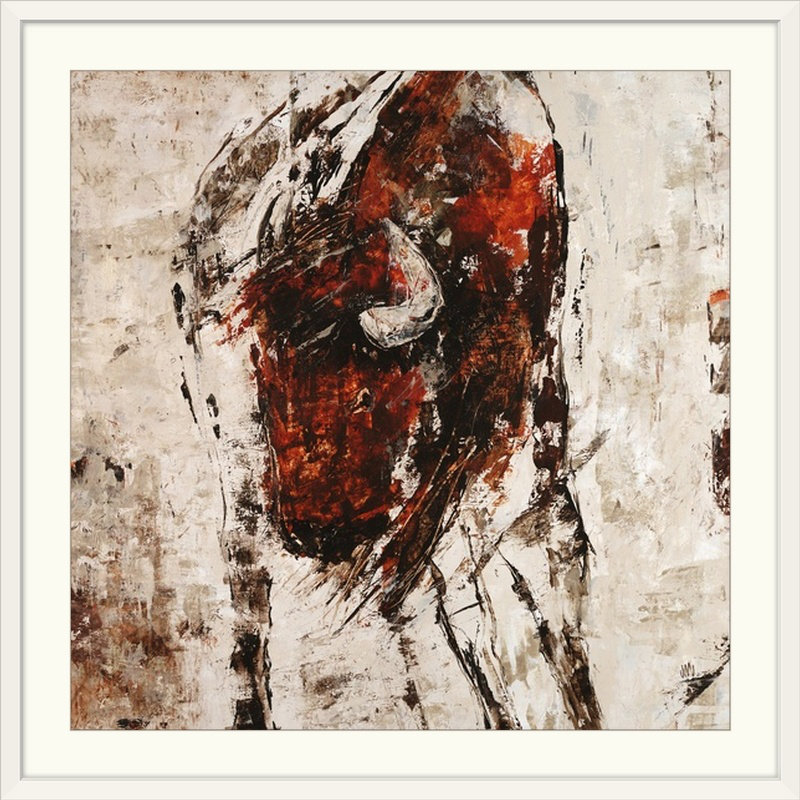'ouest Américain Par Jodi Maas Peinture Impression, 16" H x 16" L x 1.5" D, Toile