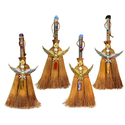 Decorate Halloween Mini Crystal Witch Ornaments Miniature Ornaments Decoration