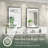 Demetrion Rectangle Lighted Pivot Bathroom Vanity Mirror with Anti-fog and 3 Adjustable Color-762279460-762279462