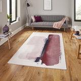 Ayane area rug Printed Rectangle Rose