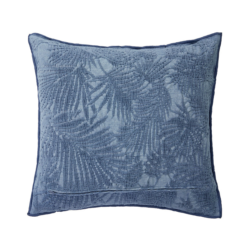 Verone Square Pillow Cover & Insert, Blue