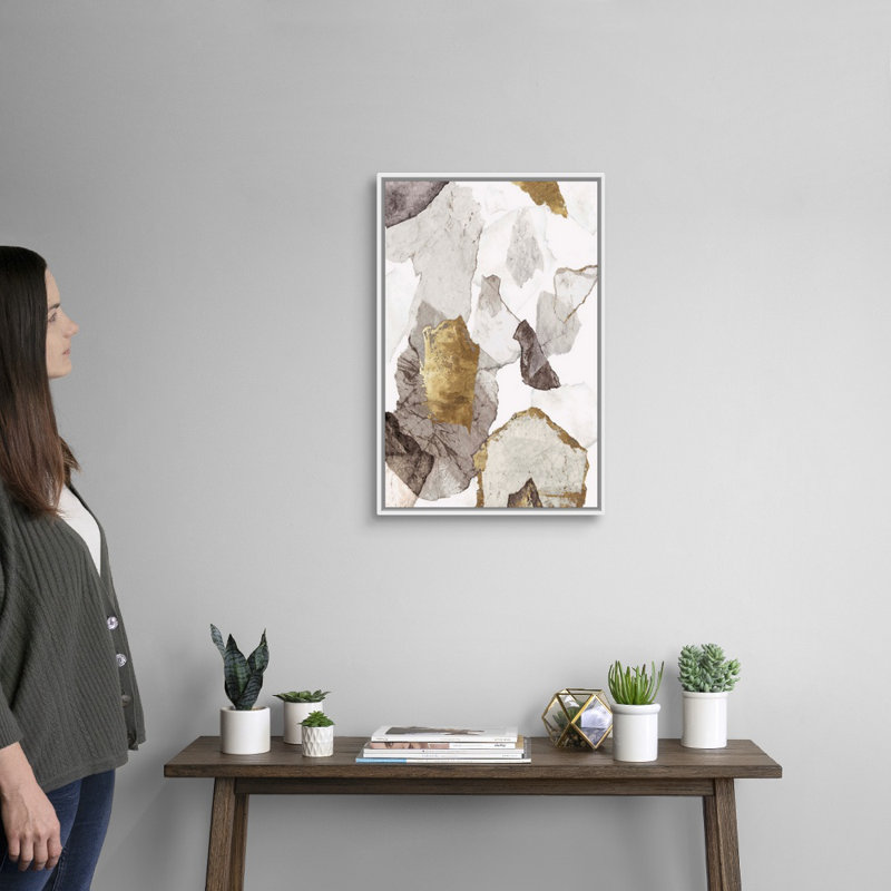 Amplifié III par PI Studio - reproduction d'art sur toile, Cadre blanc, H 26 po x l 18 po x P 1,75 po