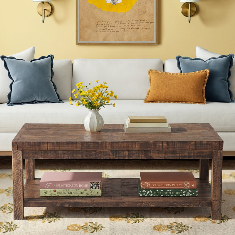 Alexandra Solid Wood Coffee Table