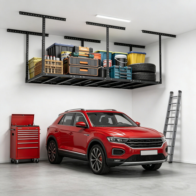 Support de rangement pour garage 3x8FT