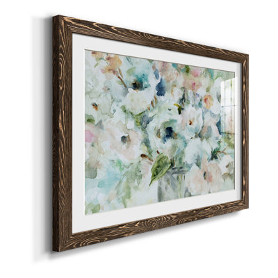Blooming Softly - Reproduction de cadre photo sur papier