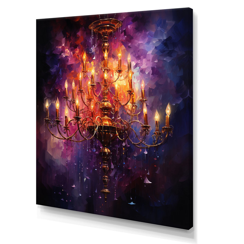 Jahnya Chandelier, H 44 po x l 34 po x P 1,5 po, Toile tendue