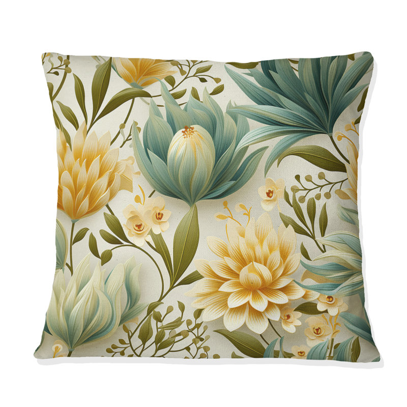 Coussin Subdued Oasis Boho, H 16 po x l 16 po
