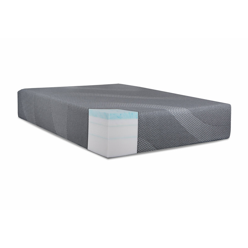 Matelas en mousse mémoire de forme moyenne 14" bankura Zackary, Double