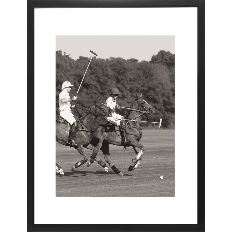 Polo Match In The Park - Single Picture Frame Print
