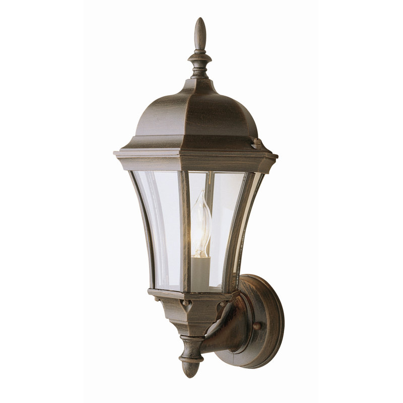 Lanterne murale d'extérieur 1 lumière Burchard, rouille