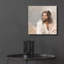 Art mural en verre "Joyful Grace - Sourire Jésus Christ" par Ivan Guaderrama-384993218