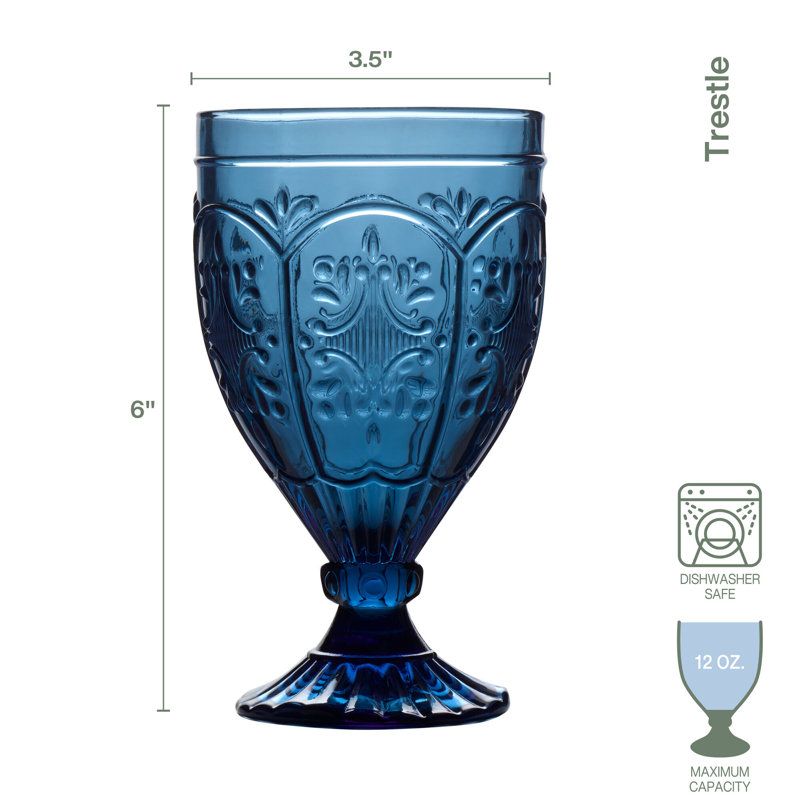 Tréteaux 12 oz. Verre à eau, Bleu
