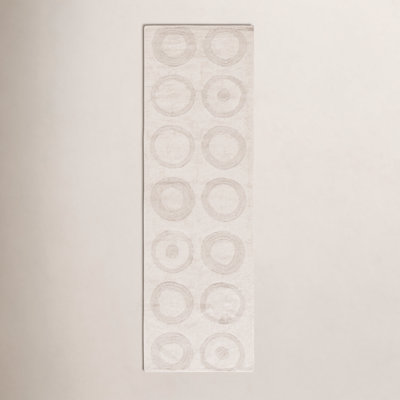 Mullen Ivory Washable Hand-Woven Cotton Rug