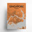 Carte de la ville de Singapour, impression-326668688-326668703