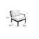 Ensemble de conversation modulaire avec coussins 2 pièces Madison