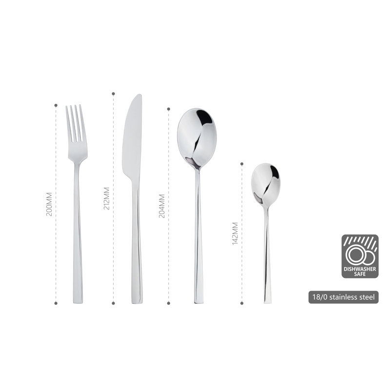 17 Stories Magnone 32 Piece Cutlery Set , Service for 8