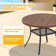 Eilardt 4 - Person Metal Patio Dining Set with Round Table