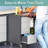 29.5” W Metal Removable Garage Storage Cabinet - Four Drawers Tool Cabinet.