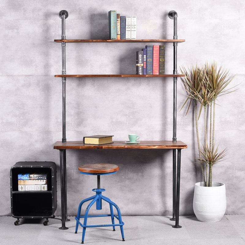 Aerin Solid Wood Top Leaning / Ladder Desk