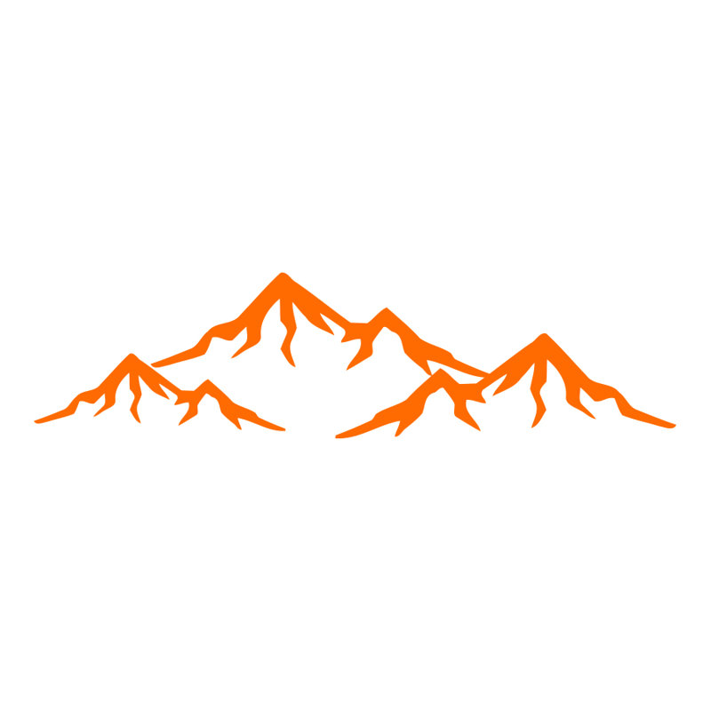 Bedminster Wall Sticker / Decal, Orange