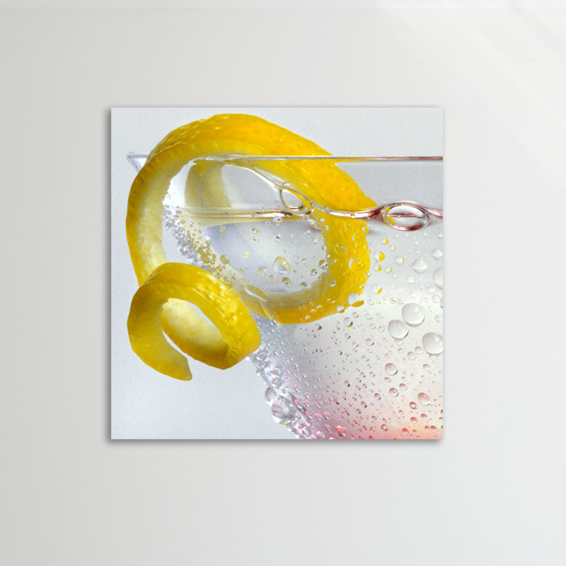 Lemon On Twist by Barry Siedman - Wrapped Canvas Print, 61cm H x 61cm W x 4cm D