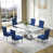 Bleu / Argent