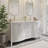 Mandilyn 60" Fully Assembled Double Sink Bathroom Vanity with Engineered Stone Top, Ceramic Sink, Hand Paint-18736952