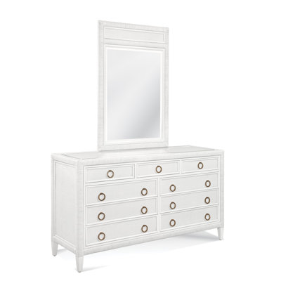 Commode 9 tiroirs avec miroir Warwick