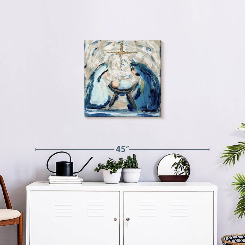 Adella Let Us Adore Him, 20" H x 20" W