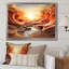 Orange Canyon Canyons Profondeurs - reproduction sur toile-895148342-895148340
