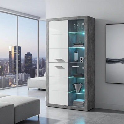 Looe 92 cm W Display Cabinet